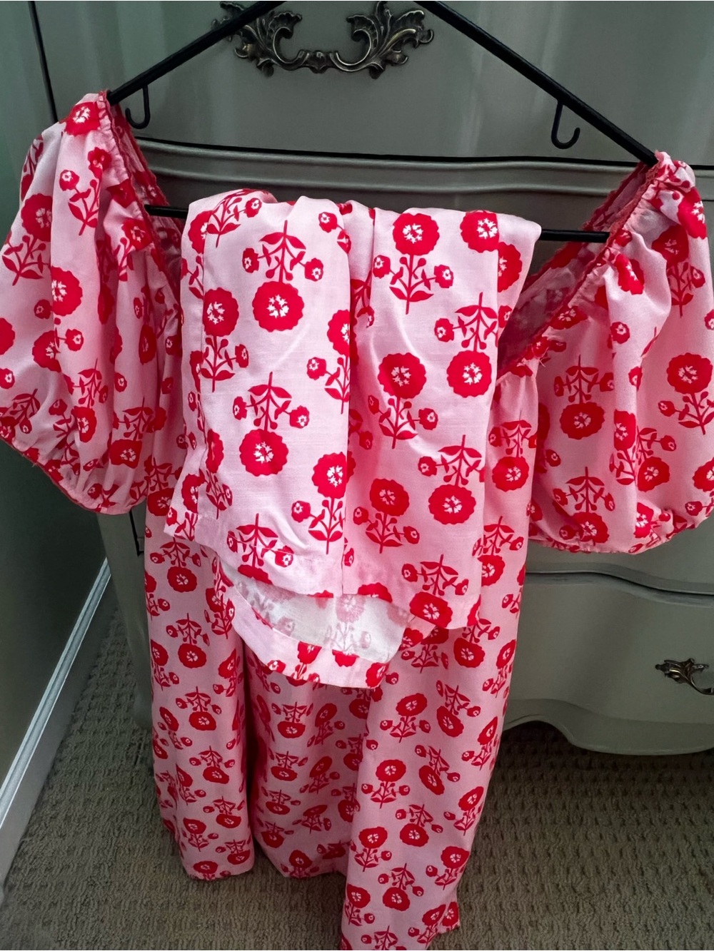 Darling Loungewear Madeline Marigold Dress and Short Set - Picture 5 of 6